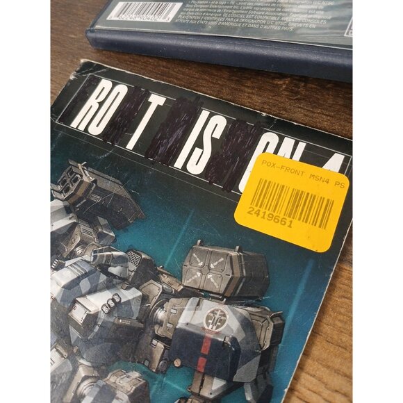 Front Mission 4 (PS2 Playstation 2 , 2004) Complete CIB - Tested - Picture 3 of 3